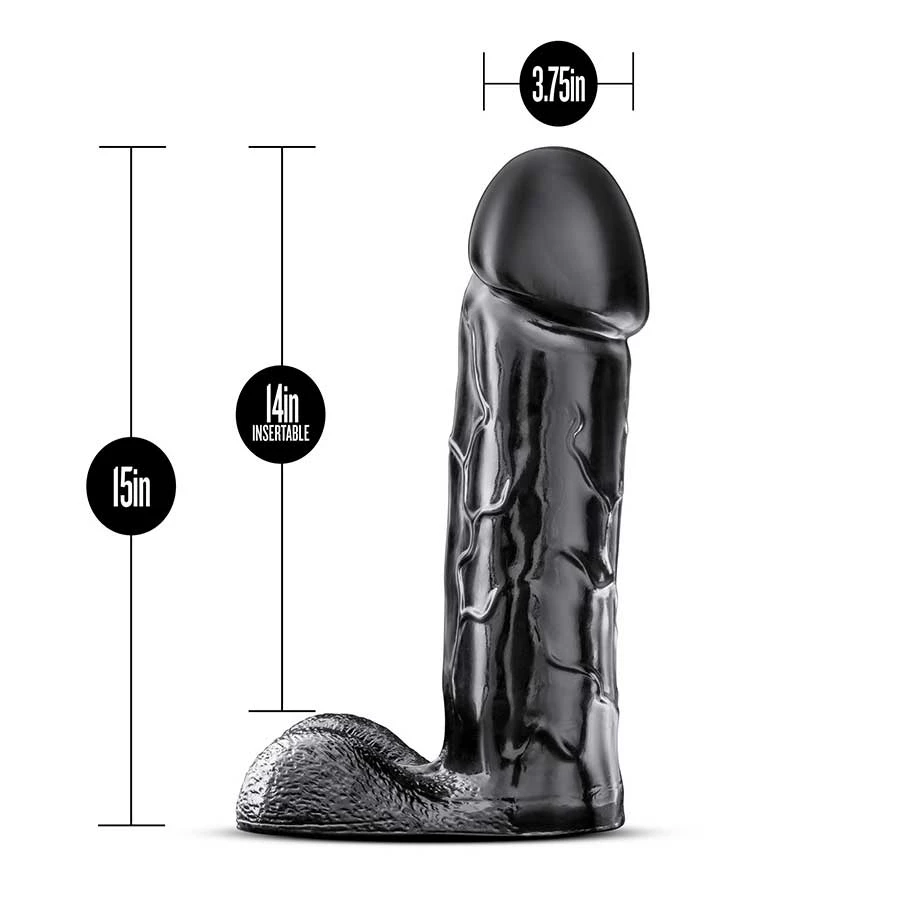 Anal Sex Toys Jet Brutalizer 15 Inch Black Anal Dildo With Balls By Blush Novelties 5 Anal Sex Toys Jet Brutalizer 15 Inch Black Anal Dildo With Balls By Blush Novelties
