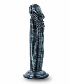 Jet Ebony 6 Inch Carbon Metallic Black Anal Dildo By Blush Novelties Anal Sex Toys