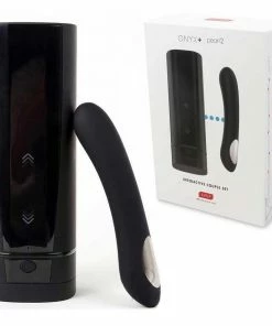 Male Masturbators & Strokers Kiiroo Onyx+ | Pearl2 Interactive Virtual Reality Sex Toy Kit For Couples