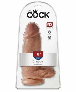 Pipedream Products King Cock Chubby 9 Inch Dildo | Massive Suction Cup Dildo For Anal Anal Sex Toys