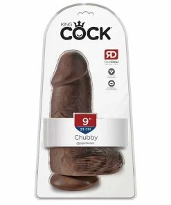 Pipedream Products King Cock Chubby 9 Inch Dildo | Massive Suction Cup Dildo For Anal Anal Sex Toys