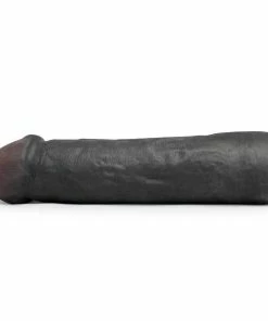 LeBrawn 9 Inch XL Realistic Black Cock Penis Extension Sleeve By SexFlesh Sheaths & Sleeves