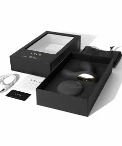 Prostate Massagers Lelo Hugo Remote Controlled Prostate Massager Black Perineum Vibrator