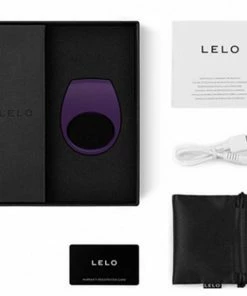 Cock Rings Lelo Tor 2 Vibrating Cock Ring | Multi-Speed Vibrating Couples C-Ring Black/Purple