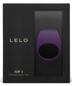 Cock Rings Lelo Tor 2 Vibrating Cock Ring | Multi-Speed Vibrating Couples C-Ring Black/Purple