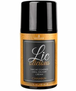 Sensuva Lic-O-Licious Throat Coating Flavored Oral Sex Cream 1.7 Oz Deep Throat Spray & Gels