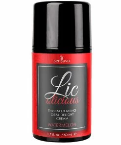 Sensuva Lic-O-Licious Throat Coating Flavored Oral Sex Cream 1.7 Oz Deep Throat Spray & Gels