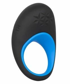 Link Up Max Vibrating Silicone Cock Ring By Cal Exotics Black/Blue Cock Rings