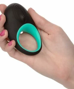 Cal Exotics Link Up Pinnacle Silicone Vibrating Cock Ring | Rechargeable 10 Speed Gyrating Couples Toy Cock Rings