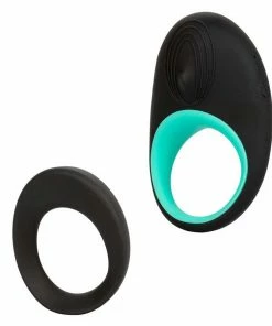 Cal Exotics Link Up Pinnacle Silicone Vibrating Cock Ring | Rechargeable 10 Speed Gyrating Couples Toy Cock Rings