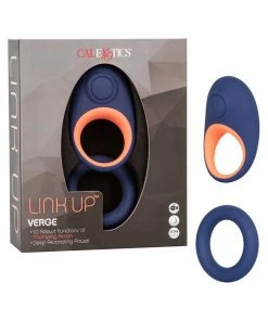 Cock Rings Link Up Verge Vibrating Silicone Cock Ring By Cal Exotics