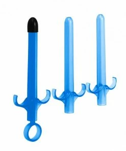 Anal Sex Toys Lubricant Launcher Blue 3 Pack By Trinity Vibes