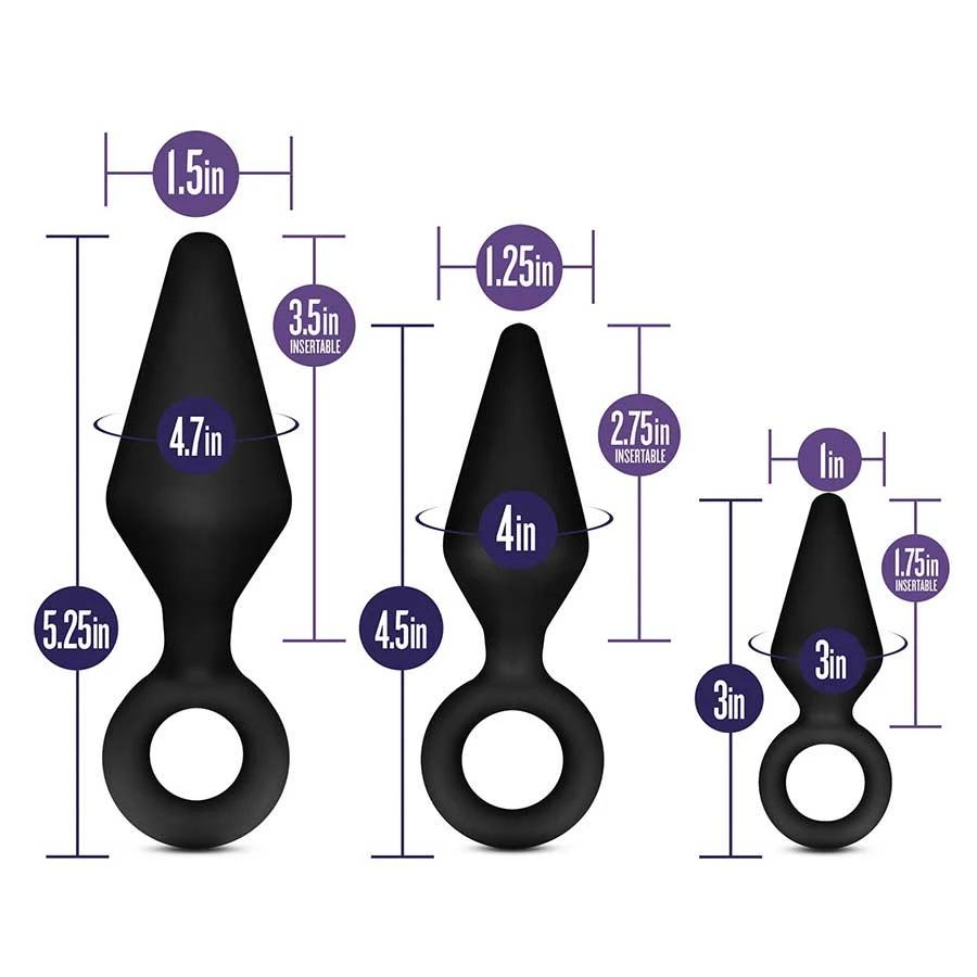 Anal Sex Toys Luxe Night Rimmer Beginner Butt Plug Kit By Blush Novelties 4 Anal Sex Toys Luxe Night Rimmer Beginner Butt Plug Kit By Blush Novelties