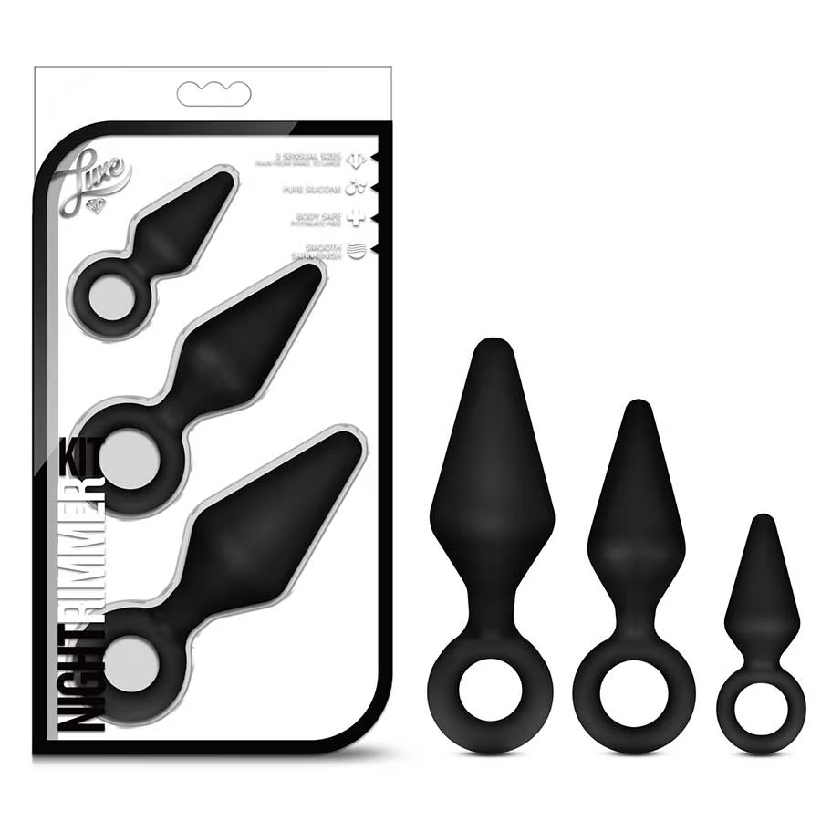 Anal Sex Toys Luxe Night Rimmer Beginner Butt Plug Kit By Blush Novelties 6 Anal Sex Toys Luxe Night Rimmer Beginner Butt Plug Kit By Blush Novelties