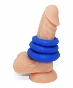 Lynk Pleasure Products Lynk Pleasure Loop XL Silicone Cock Ring Kit And Ball Stretching Set For Men Cock Rings