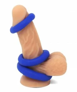 Lynk Pleasure Products Lynk Pleasure Loop XL Silicone Cock Ring Kit And Ball Stretching Set For Men Cock Rings