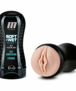 M For Men Self Lubricating Soft And Pleasure Orb Pussy Vanilla By Blush Novelties