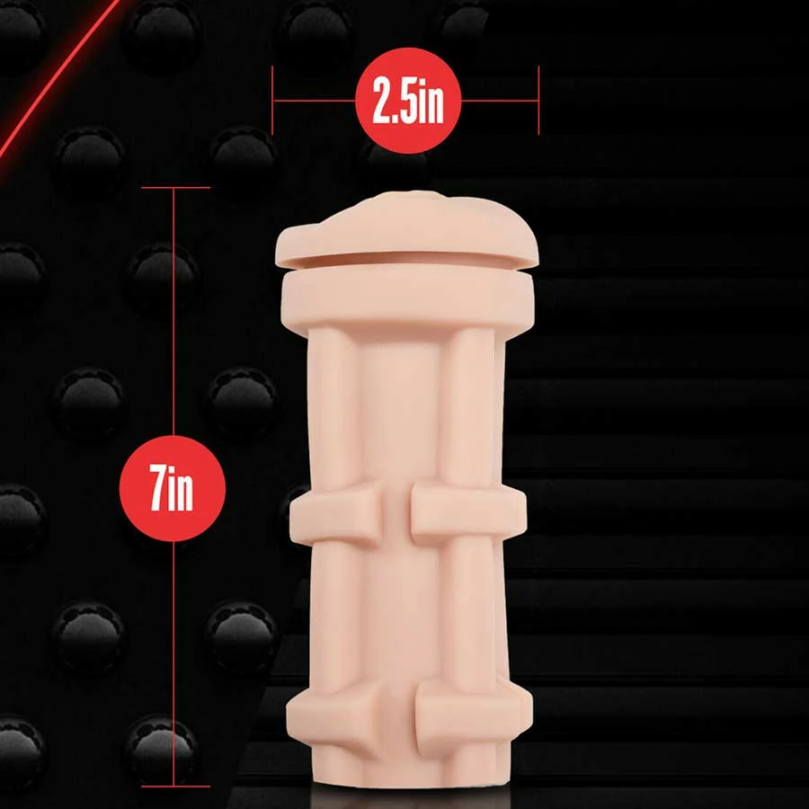 M For Men Self Lubricating Soft And Wet Ribbed/Orbed Pussy Vanilla By Blush Novelties Male Masturbators & Strokers 7 M For Men Self Lubricating Soft And Wet Ribbed/Orbed Pussy Vanilla By Blush Novelties Male Masturbators & Strokers