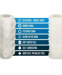 Blush Novelties M For Men Soft And Wet Reversible Orb Frosted Stroker