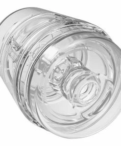 Doc Johnson Male Masturbators & Strokers Main Squeeze Pop-Off Clear Portable And Discreet Male Masturbator