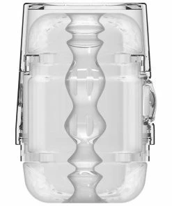 Doc Johnson Male Masturbators & Strokers Main Squeeze Pop-Off Clear Portable And Discreet Male Masturbator