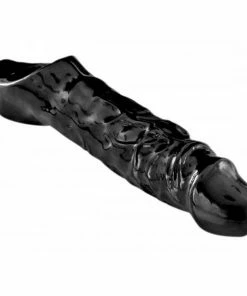 Master Series Mamba Penis Extension Sleeve 6.5 Inch Black Cock Sheath