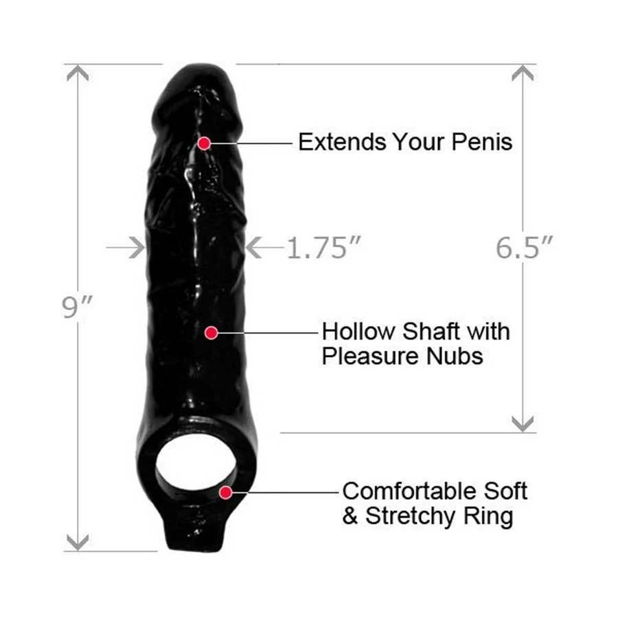 Master Series Mamba Penis Extension Sleeve 6.5 Inch Black Cock Sheath 4 Master Series Mamba Penis Extension Sleeve 6.5 Inch Black Cock Sheath