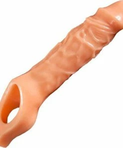 Master Series Mamba Penis Extension Sleeve 6.5 Inch Tan Cock Sheath
