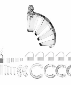 ManCage 3.5 Inch Model 02 Adjustable Male Chastity With Lock Male Chastity And Cock Cages