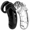 Male Chastity And Cock Cages ManCage 4.5 Inch Model 03 Adjustable Male Chastity With Lock