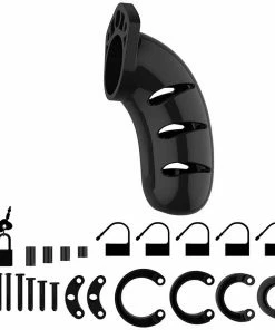 Male Chastity And Cock Cages ManCage 4.5 Inch Model 03 Adjustable Male Chastity With Lock