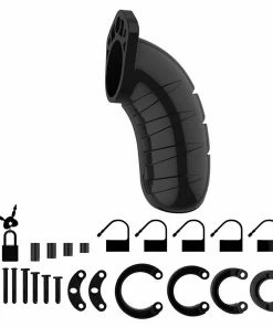 Male Chastity And Cock Cages ManCage 4.5 Inch Model 04 Adjustable Male Chastity With Lock