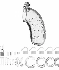 Male Chastity And Cock Cages ManCage 4.5 Inch Model 04 Adjustable Male Chastity With Lock