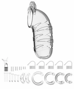 ManCage 5.5 Inch Model 05 Adjustable Male Chastity With Lock