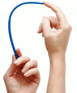 Master Series Urethral Sounds & Penis Plugs 8 Inch Invasion Blue Silicone Urethral Sound Trainer Set For Men