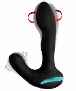 XR Brands Maverick Rotating Vibrating Silicone Prostate Stimulator Prostate Massagers