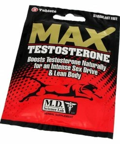 MD Science Labs MaxTestosterone Testosterone Boosting Pills