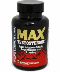 MD Science Labs MaxTestosterone Testosterone Boosting Pills