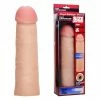 Size Matters Sheaths & Sleeves Mega Enlarger Penis Sleeve 8.5 Inch Tan Realistic Cock Sheath