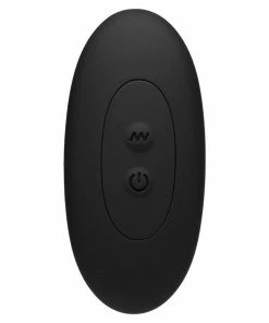 Men's Black Wireless 10 Speed Silicone Vibrating Cock Cage By Optimale