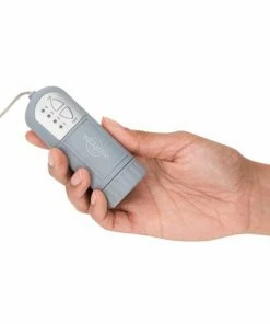 Men's Charcoal Pleasure Wand Vibrating Prostate Massager By Doc Johnson