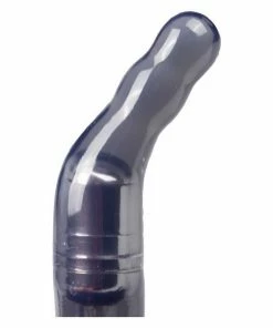 Men's Charcoal Pleasure Wand Vibrating Prostate Massager By Doc Johnson