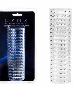 Lynk Pleasure Products Men's Handy Stroker Sleeve By Lynk Pleasure | Clear Male Masturbator Male Masturbators & Strokers