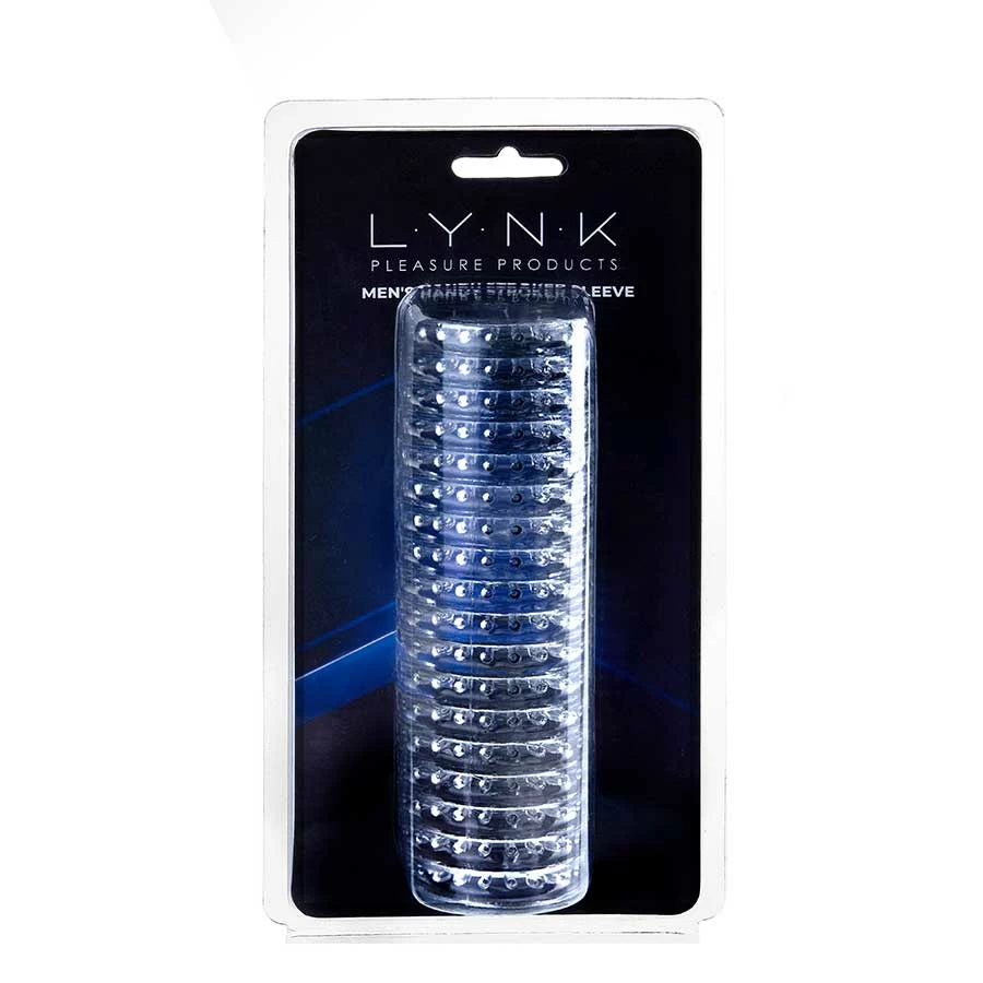 Lynk Pleasure Products Men's Handy Stroker Sleeve By Lynk Pleasure | Clear Male Masturbator Male Masturbators & Strokers 9 Lynk Pleasure Products Men's Handy Stroker Sleeve By Lynk Pleasure | Clear Male Masturbator Male Masturbators & Strokers