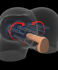 Pipedream Products Male Masturbators & Strokers Milk Me Silly Vibrating & Gyrating Masturbator Pussy & Ass By Pipedream