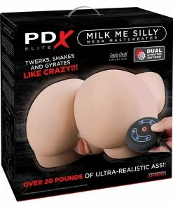 Pipedream Products Male Masturbators & Strokers Milk Me Silly Vibrating & Gyrating Masturbator Pussy & Ass By Pipedream