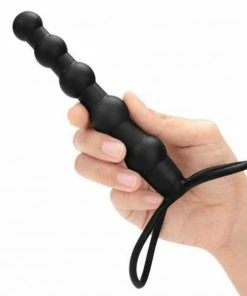 Mojo Bumpy Black Silicone Double Penetration Cock Ring
