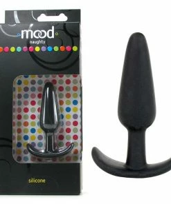 Mood Naughty Black Silicone Butt Plug By Doc Johnson (S,M,L, & XL)