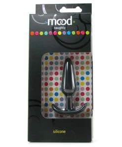 Mood Naughty Black Silicone Butt Plug By Doc Johnson (S,M,L, & XL)