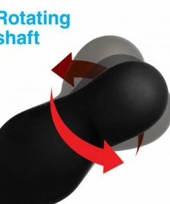 Alpha-Pro Multi-Speed Vibrating 7X P-Gyro Silicone Prostate Stimulator With Gyrating Shaft Prostate Massagers